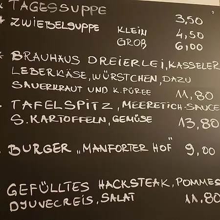 Hotell Brauhaus Manforter Hof 3*